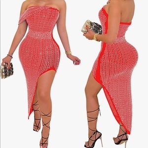 Red Baddie Dress Valentines dress
